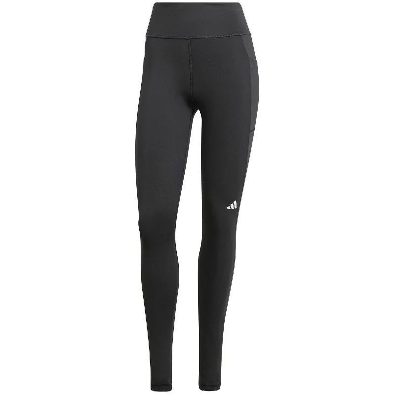 adidas Own The Run Full Length Leggings - Womens - Black Trendy Faux Suede Leggings