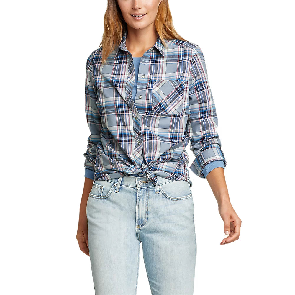 Women's Twin Falls Flannel Shirt Lace Blend Ribbed Blend Corduroy Blend