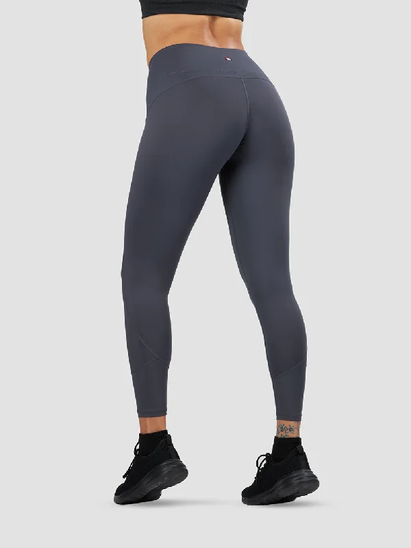 Power Leggings Gray Comfortable Full-Body Compression Leggings