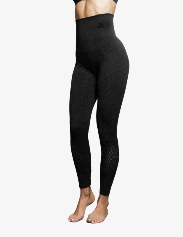 Curvus Seamless Legging High Waist – BLACK Fashionable High-Rise Leggings
