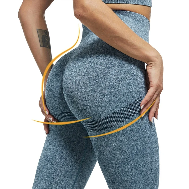 Wjczt Sexy Leggings Women High Waist Fitness Bubble Butt Legging Push Up GYM Sport Leggins Women Workout Jeggings Comfortable Workout Fitness Leggings