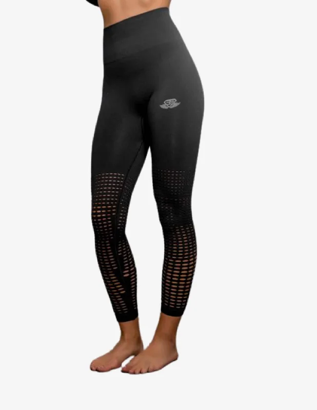 CLIO 2.0 Seamless Legging High Waist – Black Out Stylish Stretch Print Leggings