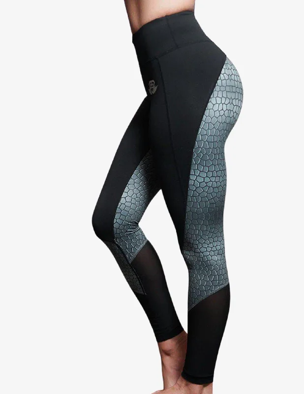 ATHENA Venom Leggings – Black Comfortable Slip-On Leggings