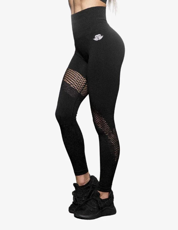 Motus Seamless Legging High Waist – Black Out Comfortable Capri-Length Leggings