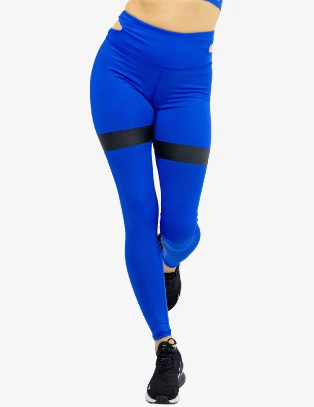 Insta Leggings Blue Stylish Printed Stretch Leggings