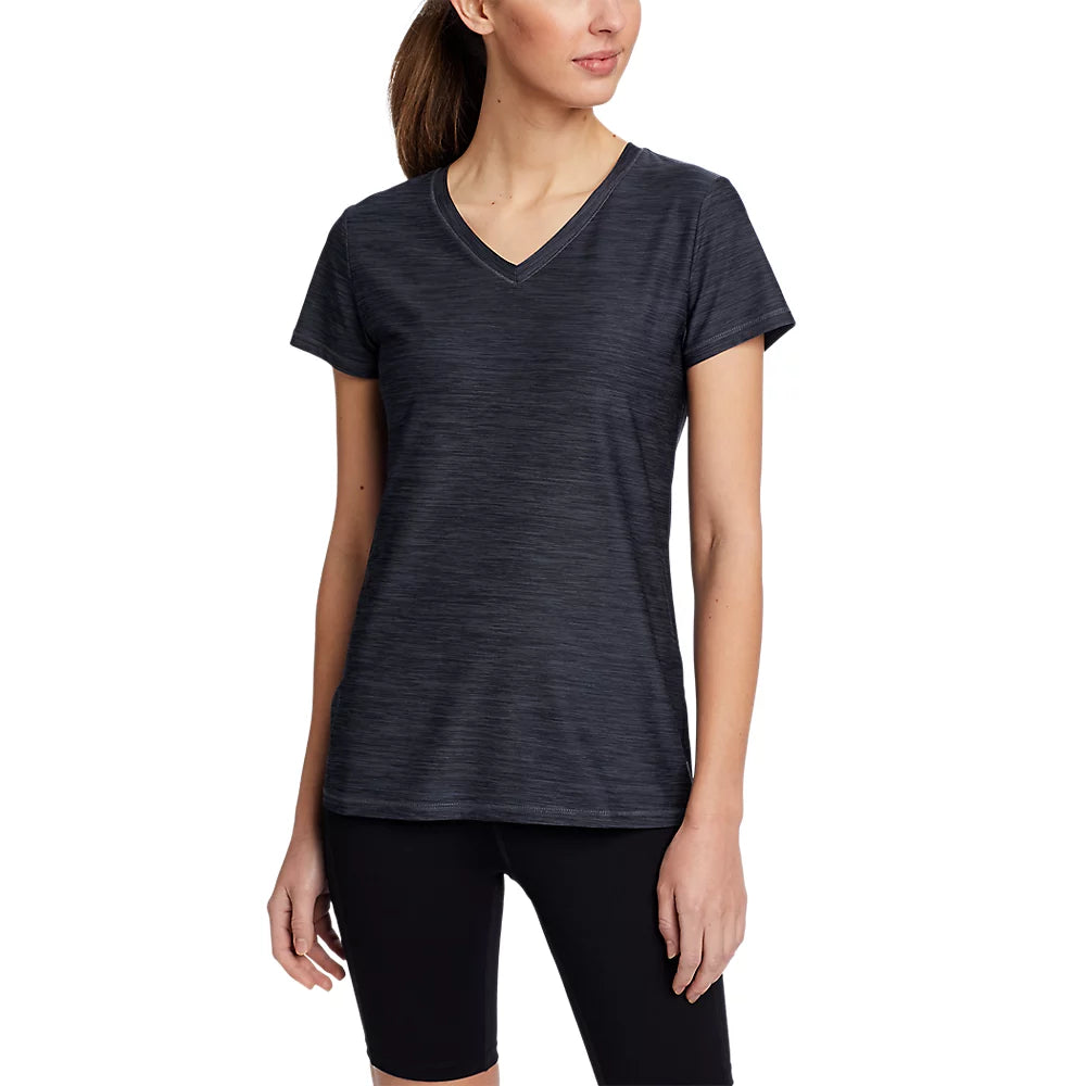 Women's Compass Essentials V-Neck T-Shirt Fleece Fabric Down Fabric Feather Fabric