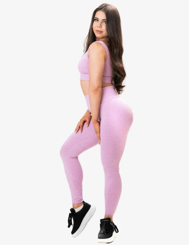 NU RIBBED-AIR LEGGINGS Cozy Cotton Leggings