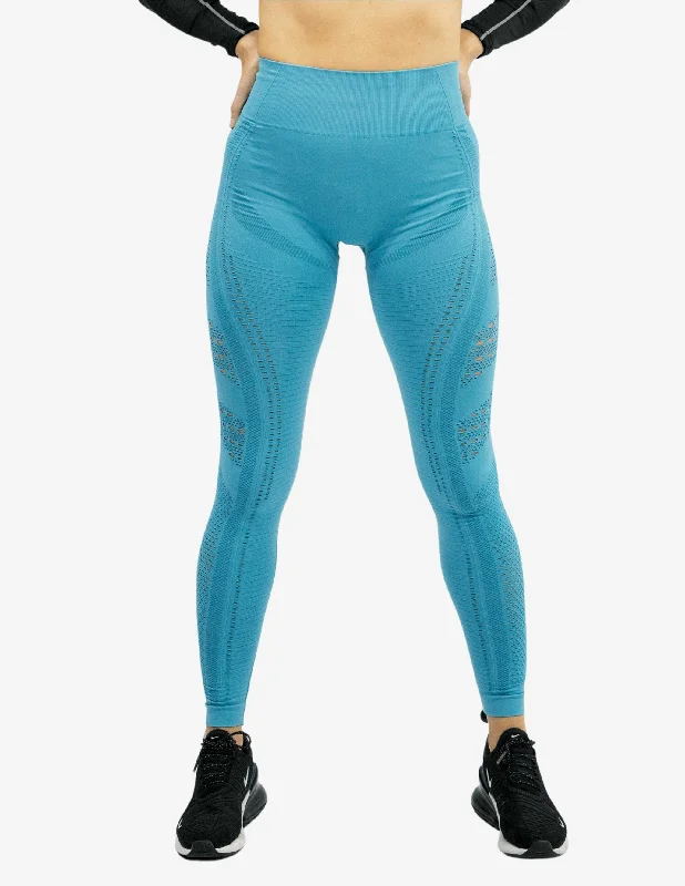 Seamless Air Leggings Sky Blue Fashionable Quick-Dry Yoga Pants