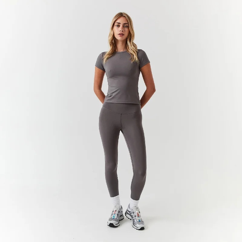 Second Skin Top & Legging Set | Grey Cozy Lounge Pants Leggings