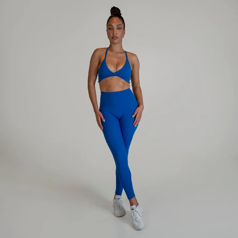 Royal Sapphire Leggings (Blue) Trendy Patterned Leggings