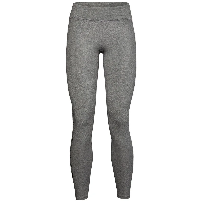 Under Armour Favourite WM Leggings - Womens - Carbon Heather/Black Cozy Lounge Pants Leggings
