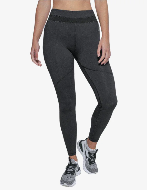 Good Karma Leggings - Black Comfortable Wide-Band Leggings