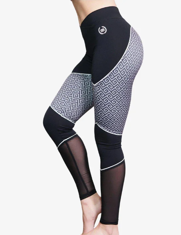 XVENOM Leggings – Black Elegant Shiny Black Leggings