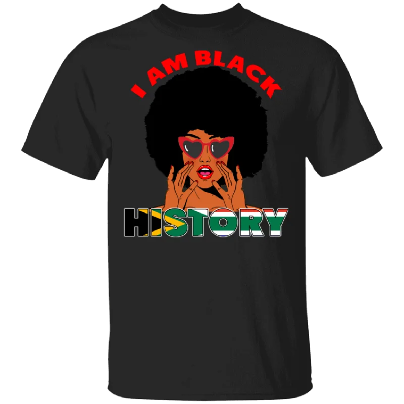 I Am Black History Matching Shirt For Black Girl Women Ladies Queen African Black History Month Gifts T-Shirt Satin Blend Silk Blend Wool Blend