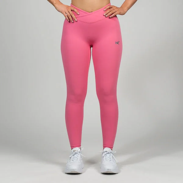 Bubble Berry VBelt - Pink Leggings Trendy Sports Performance Leggings