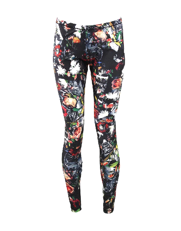 Festival Floral Leggings Cozy Oversized Leggings