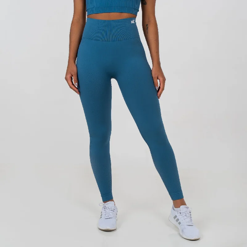 Legacy - Bliss Blue Scrunch Leggings Fashionable Minimal Active Leggings