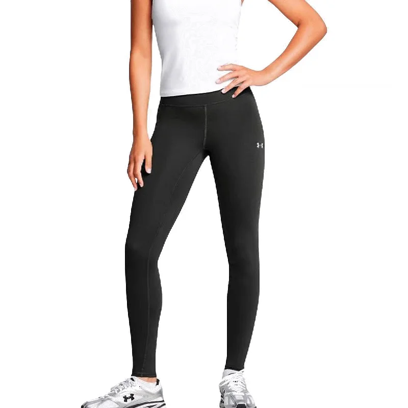 Under Armour Motion EMEA Leggings - Womens - Black/White Fashionable Sports Compression Leggings