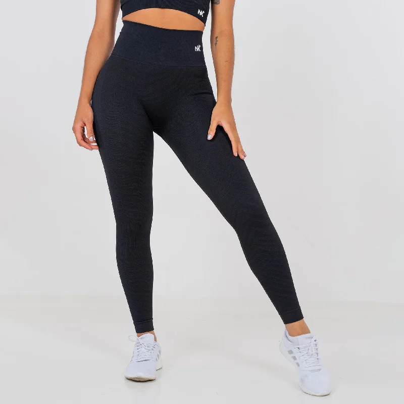 Legacy - Jacquard Onyx Leggings Comfortable Ribbed Sports Leggings