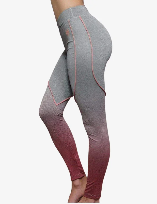 Gradient Leggings – Grey Melange Fashionable Printed Legging Pants