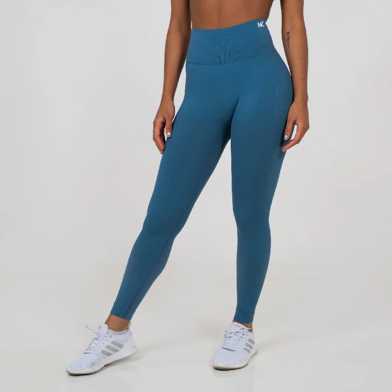 Legacy - Bliss Blue Leggings Trendy Cut-Out Activewear Leggings