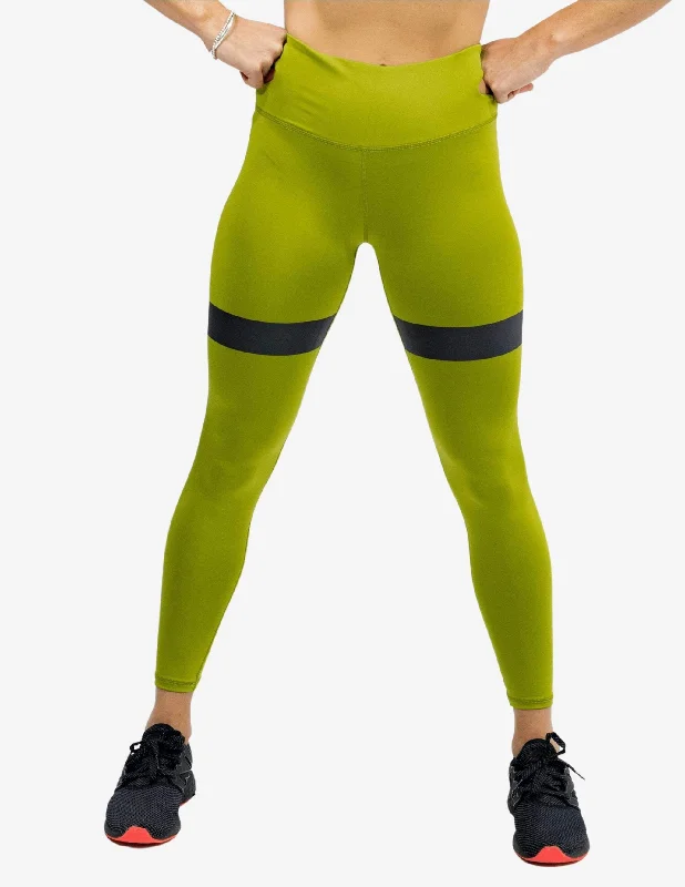 Insta Leggings Green Comfortable Plus Size Leggings