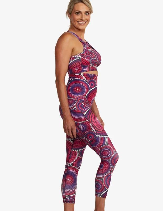 MALU Maternity Leggings Elegant Animal Print Leggings
