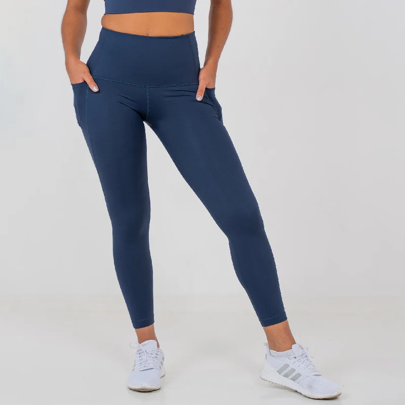 Pixie - Blue Leggings Cozy Cotton Leggings