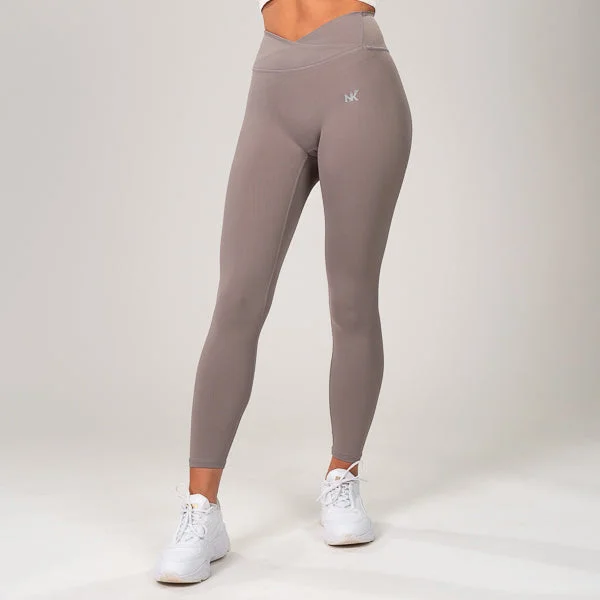 Fusion VBelt - Beige Leggings Comfortable Plus Size Leggings