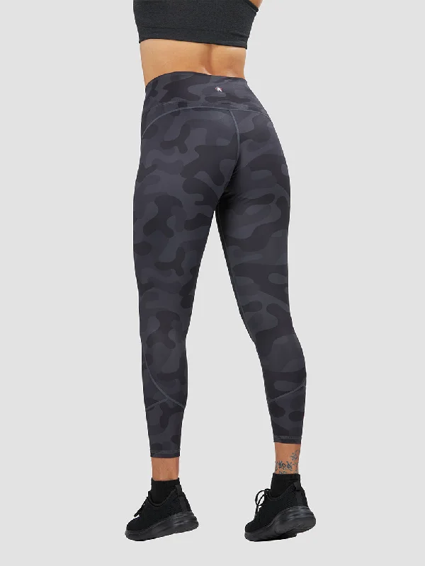 Power Leggings Camo Elegant Sheer Leggings