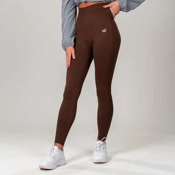 Contessa Pro Scrunch - Brown Leggings Comfortable Stretch Leggings