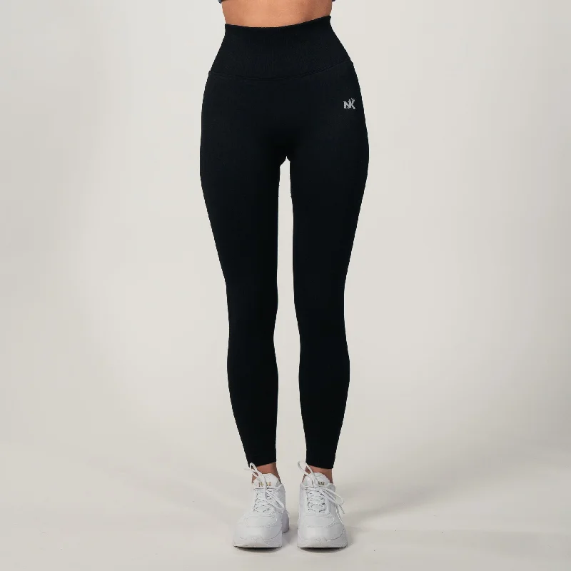 Contessa Pro Scrunch - Onyx Leggings Cozy Mid-Rise Workout Leggings