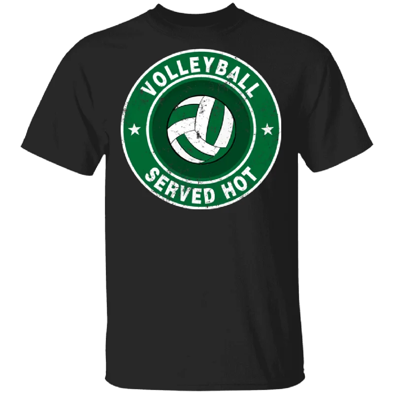 Volleyball Served Hot Cool Volleyball Fans Lover Gift T-Shirt Terry Blend Velvet Blend Canvas Blend
