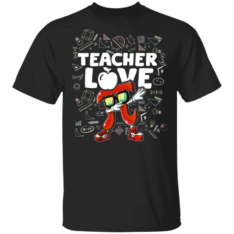 Teacher Love Pi Cool Math Nerd Geeks 3,14 Number Logic Math Calculation Lover Elementary Midle High School Teacher Gifts T-Shirt Rayon Fabric Velvet Fabric Corduroy Fabric