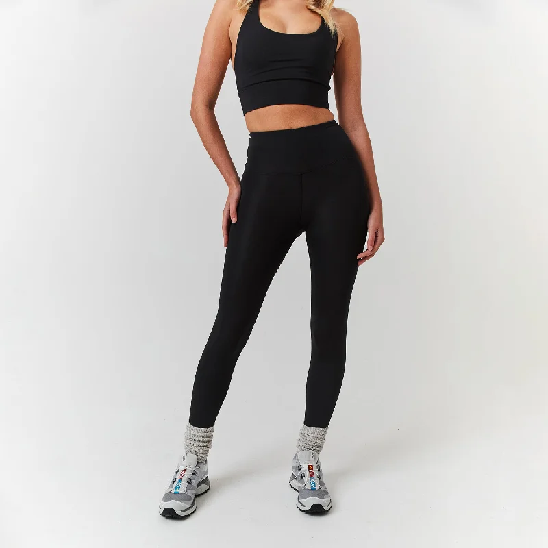 Second Skin Legging | Black Comfortable Cold Weather Leggings