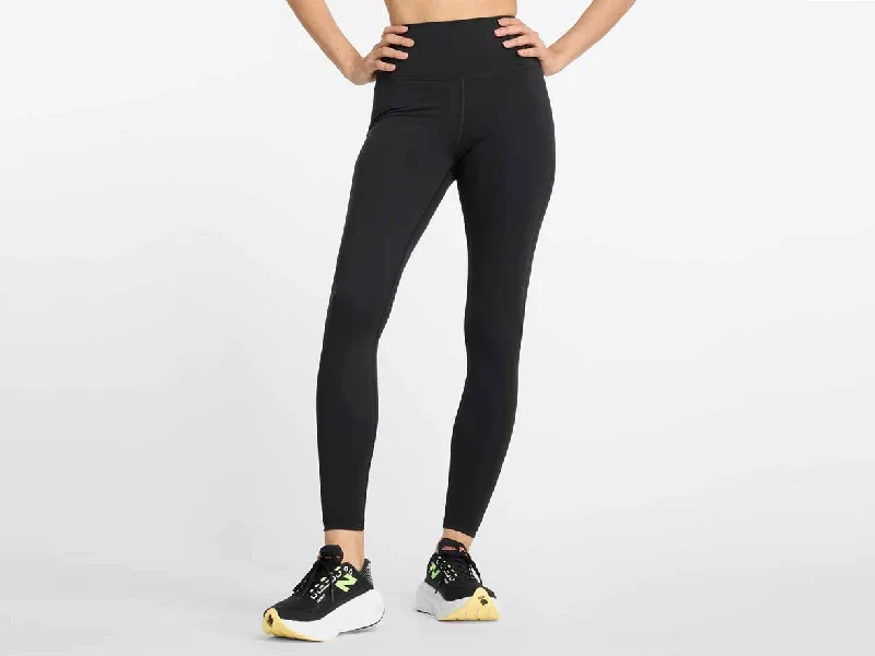Women's New Balance - Athletics Heat High Rise Legging 27" - WP43254-BK Trendy Seamless Fit Leggings