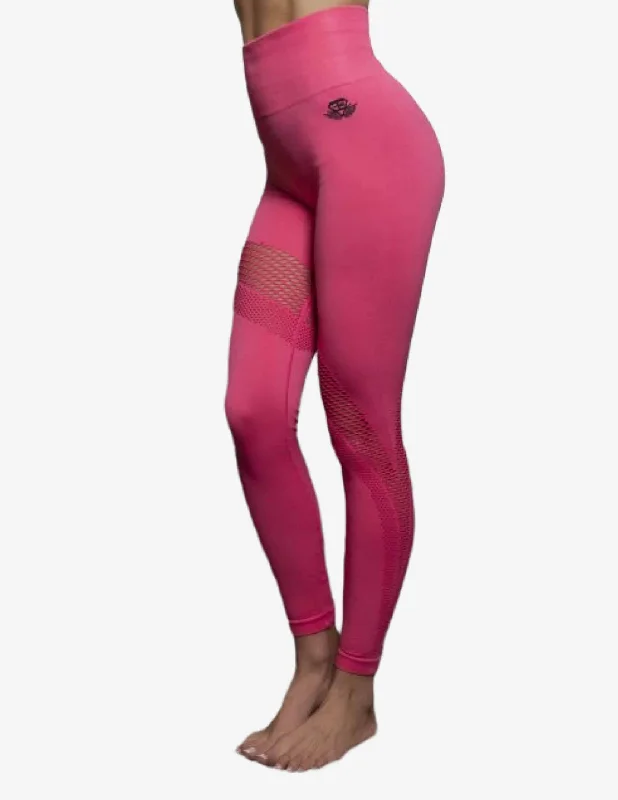Motus Seamless Legging High Waist – PINK Trendy Faux Suede Leggings