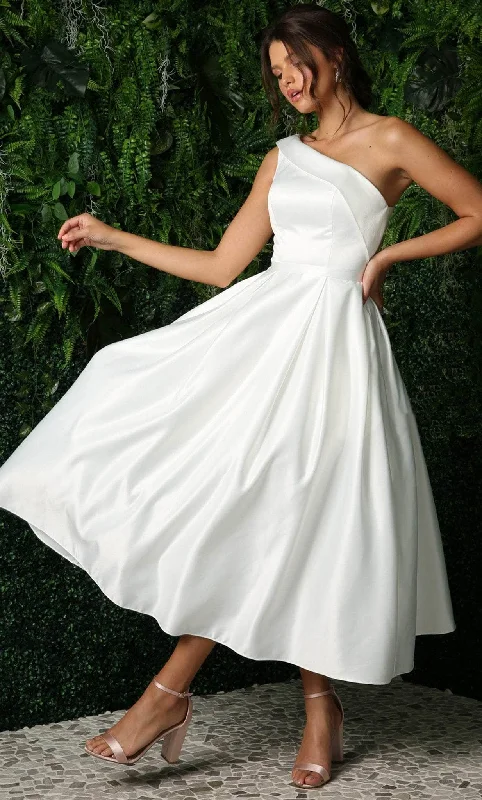 Nox Anabel JE931W - Asymmetrical Neckline Dress Tunics Luxurious high-end
