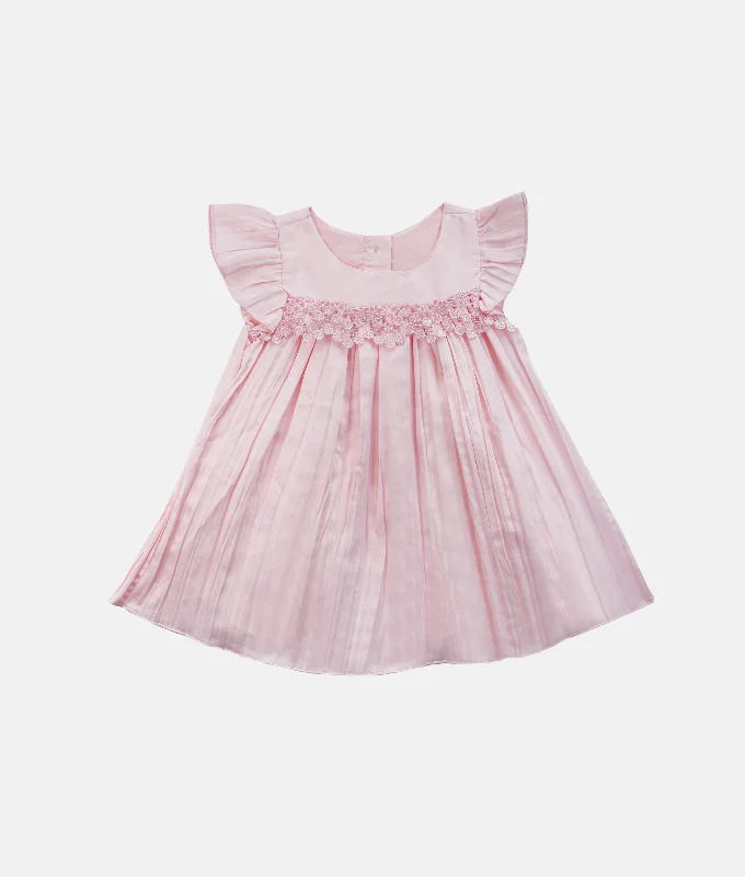 Baby Pink Butterfly Girls Party Dress Tunics Formal black