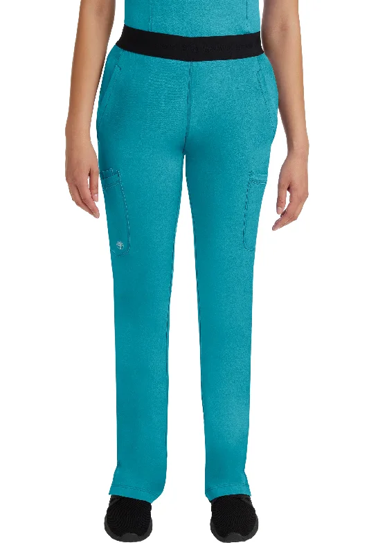 RACHEL PANT by Healing Hands(Works) XXS-5XL/  TEAL Sleek Black Pants