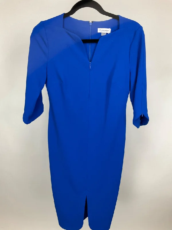 CALVIN KLEIN BLUE DRESS SZ 6 Tunics Bestseller popular
