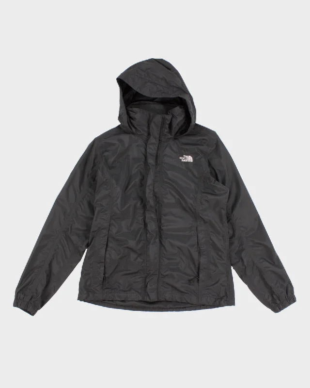 Women's Black The North Face Jacket - M Hooded Jacket Caped Jacket Shawl Collar Jacket