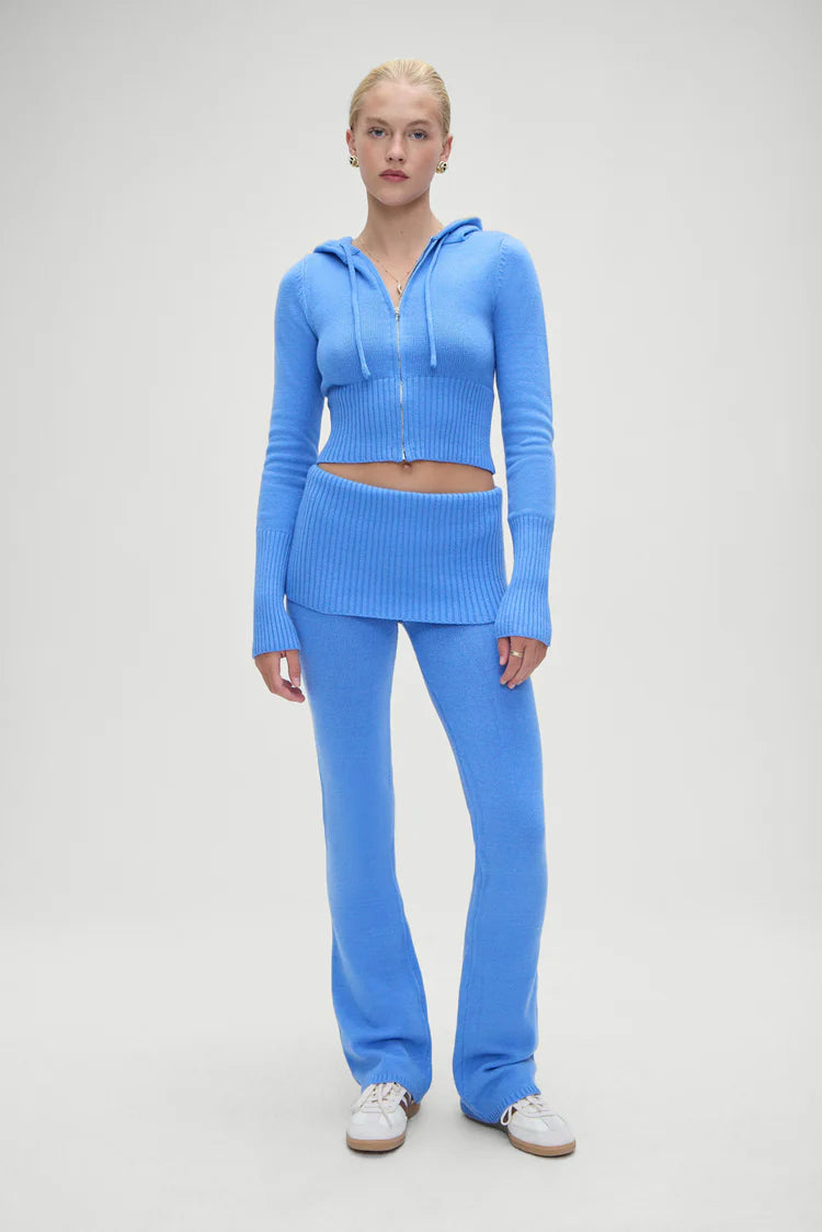 Aimee Knit Pants - Blue Moon Modern Stretch Trousers