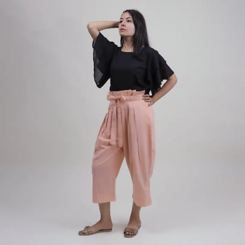 Beautiful Round Neck Top And Pant Dress For Party Comfy High-Waist Jeans