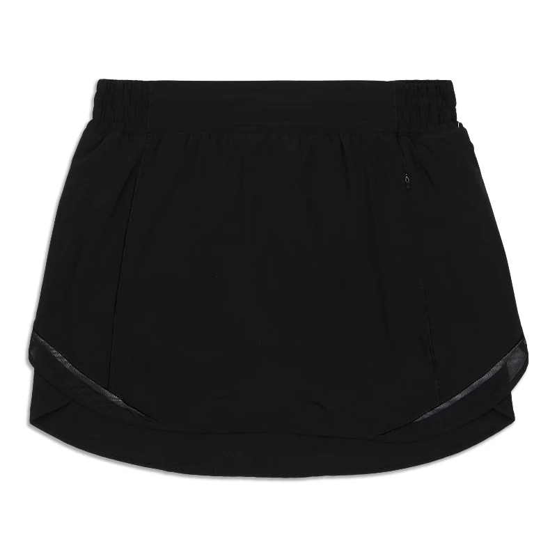 Hotty Hot High-Rise Skirt silk skirt lustrous