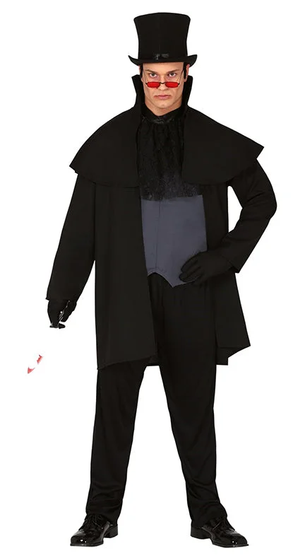 Men's Jack The Ripper Halloween Horror Fancy Dress Costume sweetheart Neckline Romantic