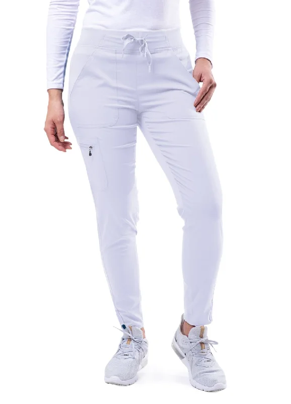 Women's Ultimate Yoga Jogger Pant (Regular)  by Adar XXS-3XL /  WHITE High-Waist Jeans