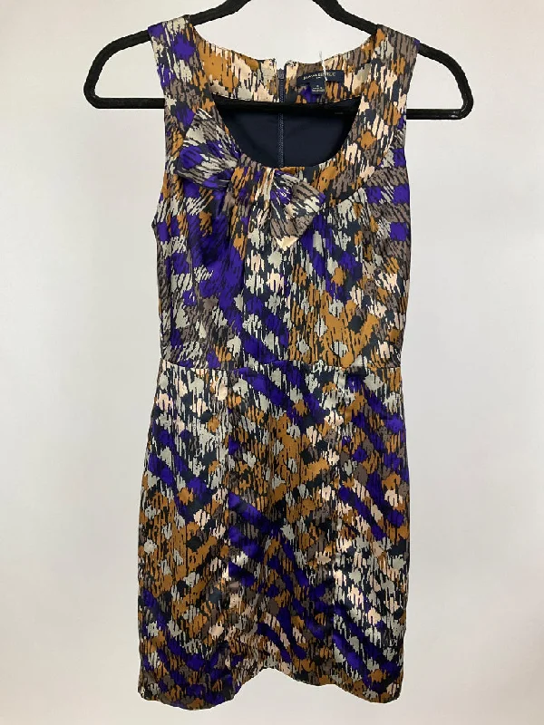 BANANA REPUBLIC PURPLE/GOLD DRESS SZ 2 Tunics Versatile functional