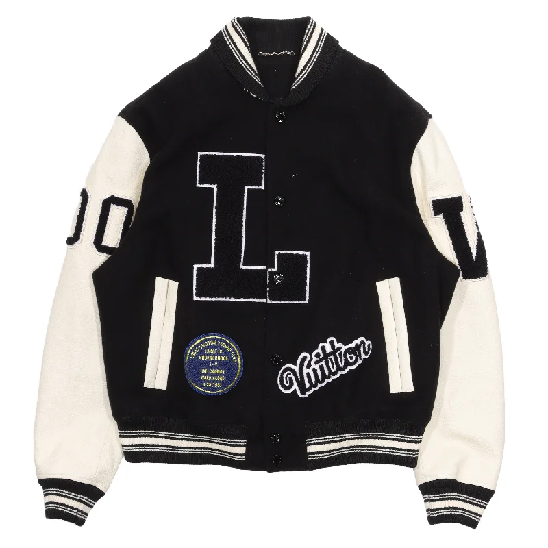 AW19 Japan Exclusive Varsity Jacket Hoodie Zip-Up Jacket Button-Up Jacket