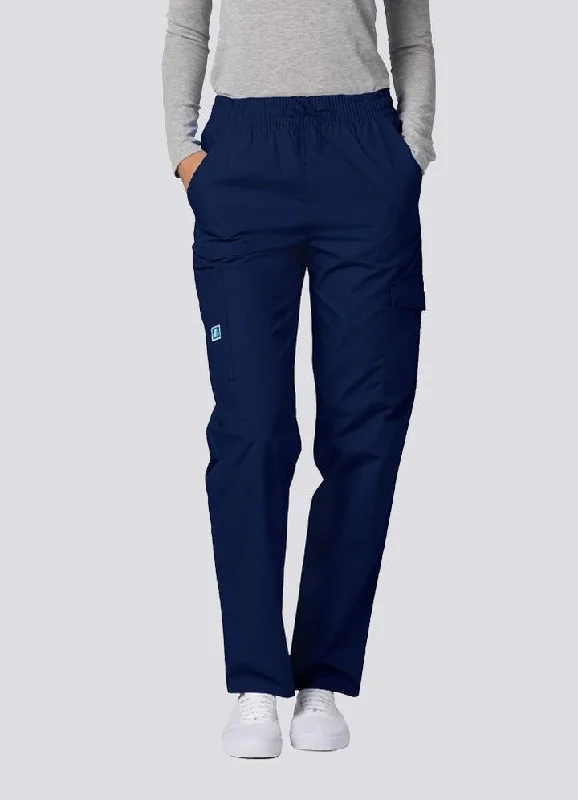 Multipocket Cargo Pants By Adar XXS-5XL / NAVY Cozy Full-Length Pants